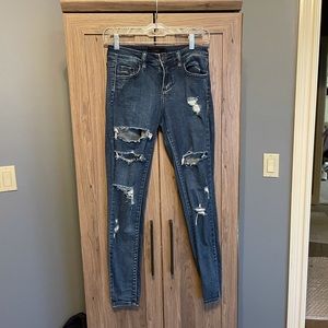Cello Ripped Skinny Jeans, Size 3